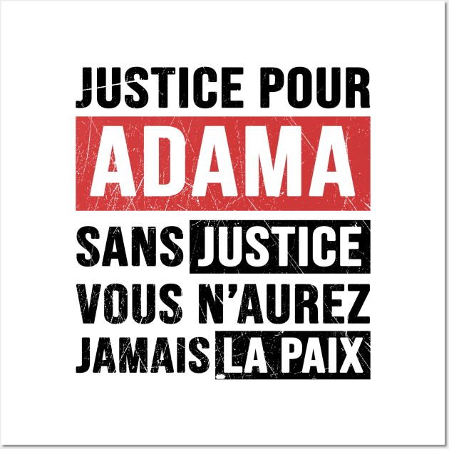 Justice Pour ADAMA Wall Art by CF.LAB.DESIGN